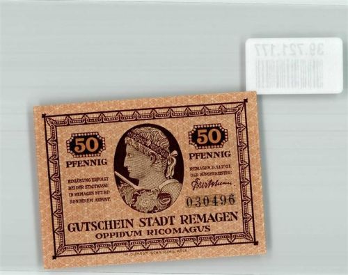 Remagen 1921 50 Pfennig