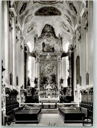 Untermünstertal Inneres der Klosterkirche St. Trudpert
