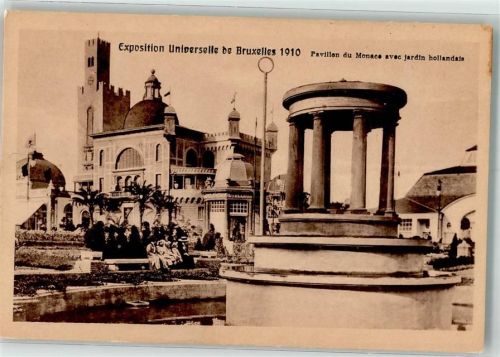 Brüssel 1910 Ausstellung Pavillon Monaco