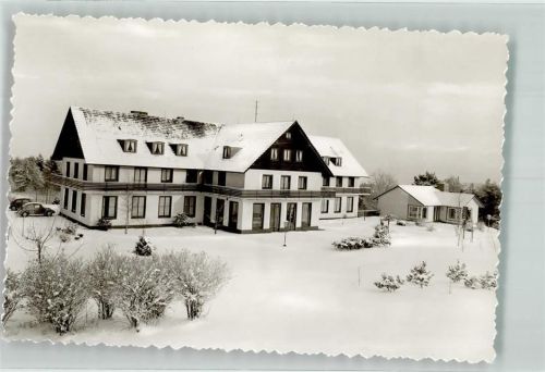 Hörste Winter Bergheim Bildungs- u. Freizeitstätte d. Industrie-Gewerkschaft Druck u. Papier