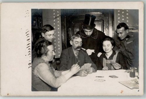 Frauen Kind Skat Privatfoto AK