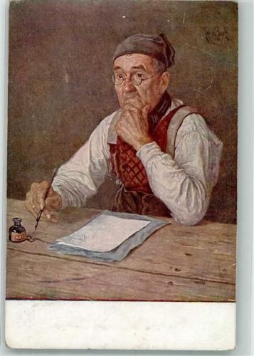 1920 sign. Best Hans Schwieriges Beginnen Moderner Kunst Verlag 2405