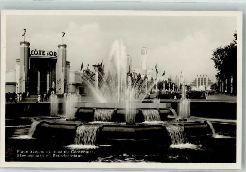 Brüssel 1935 Ausstellung 1935 Allee du Centenaire