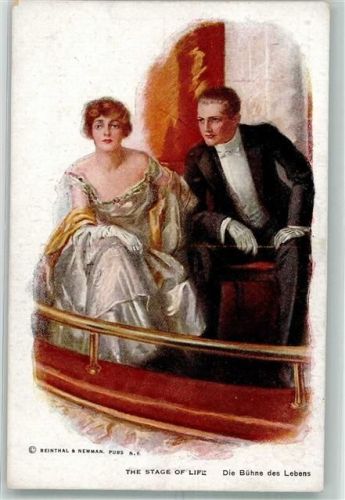 No. 814 Die Bühne des Lebens Distanziertes Paar in der Theaterloge