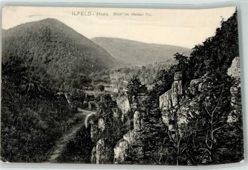 Ilfeld 1906 Blick ins Ilferlder Tal