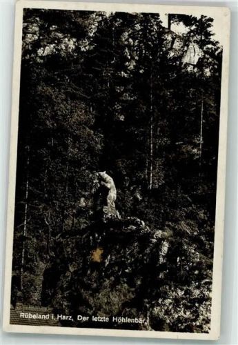 Rübeland 1930 Der letzte Höhlenbär Denkmal