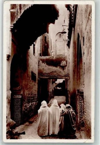 Meknes 1936 Gasse Tracht
