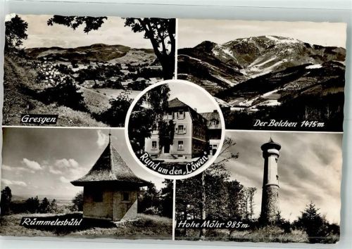Gresgen Gasthaus Löwen Aussichtsturm Hohe Möhr Rümmelsbühl