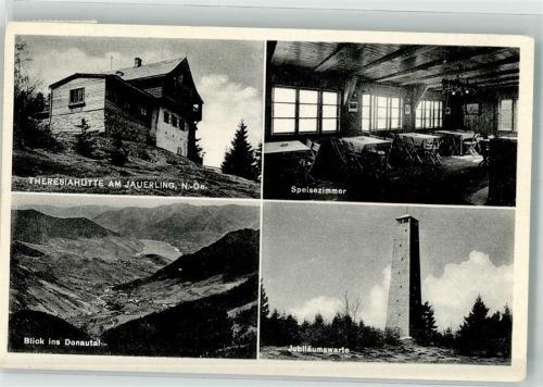 Theresiahütte 1959 Aussichtsturm Jubiläumswarte Gasthaus Hüttenstempel