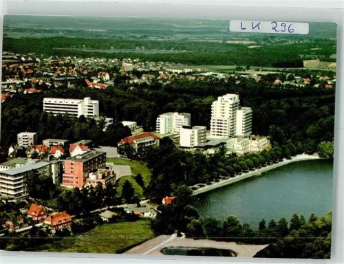 Bad Segeberg Fliegeraufnahme vom Ort mit dem Kurzentrum am Großen Segeberger See