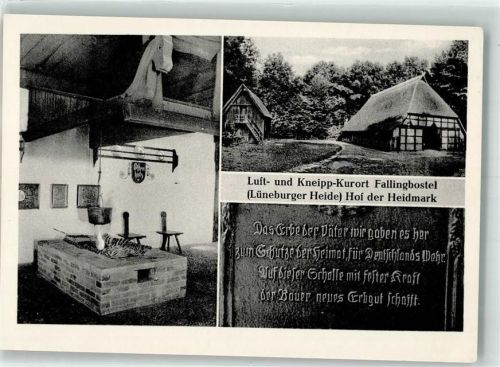 Fallingbostel Hof der Heidmark mit Niedersachsenhaus Verlag Rud. Reher Nr. 80
