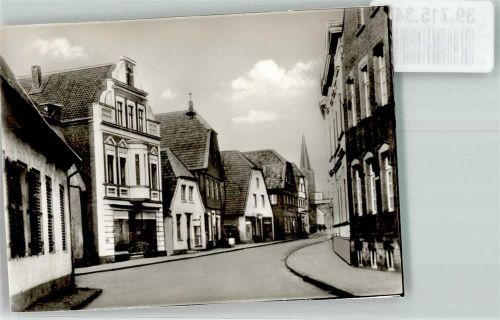 Dülmen Straße Kirche Ort handschriftlich Foto Original aus Archiv eines Ansichtskartenverlags