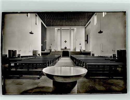 Dülmen Kirche Inneres Taufbecken