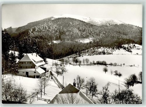 Neuenweg Gasthaus Pension Haldenhof Winter