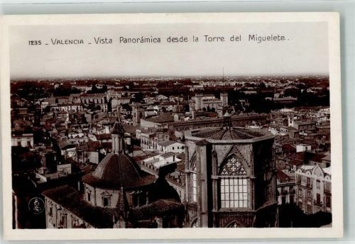 Valencia Blick vom Torre del Miguelete
