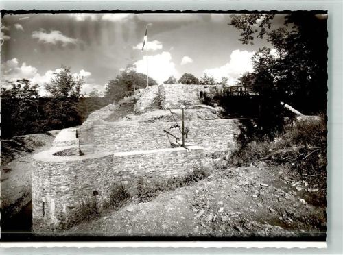 Lützel Foto Original aus Archiv eines Ansichtskartenverlags Ruine Ginsburg Ort handschriftlich