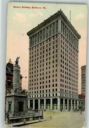 Baltimore 1915 Denkmal Munsey Building