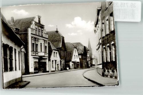 Dülmen Kirche Straße Ort handschriftlich Foto Original aus Archiv eines Ansichtskartenverlags