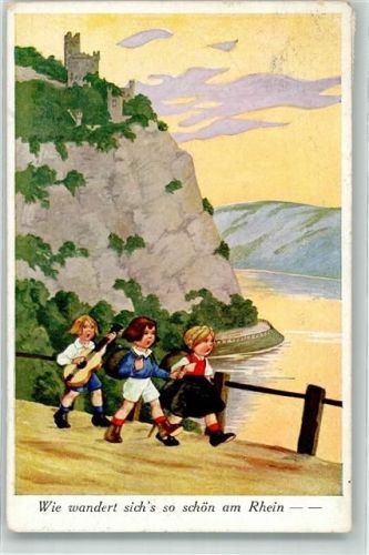1928 Wandern am Rhein , Kinder Gitarre Verlag SW + SB 9976