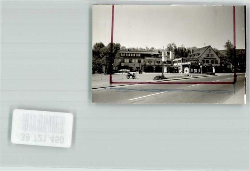 Wirtheim Tankstelle Hotel Ort handschriftlich Foto Original aus Archiv eines Ansichtskartenverlags