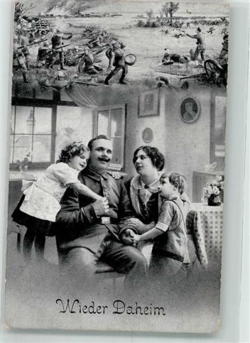 1915 Wieder Daheim! Familienglück