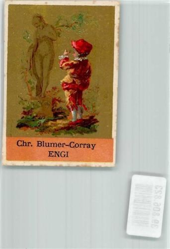 Engi Ch. Blumer Corray Engi Kind Akt Statue