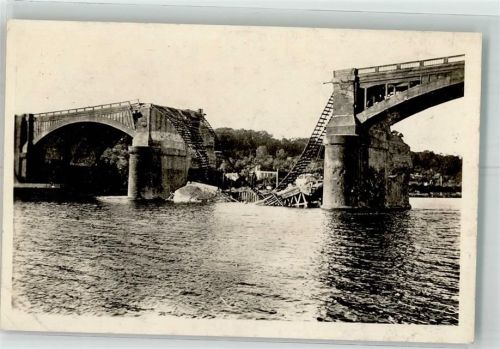 Melun 1945 Le Pont du Mée
