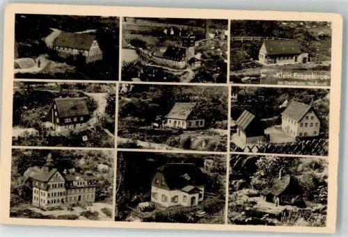 Oederan Miniaturhäuser Klein-Erzgebirge im Stadtpark Fotograf Goldschmidt