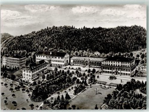 Bad Imnau Vogelschau Sanatorium für Herz- u. Gefäßerkrankungen
