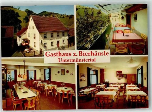 Untermünstertal Gasthaus zum Bierhäusle