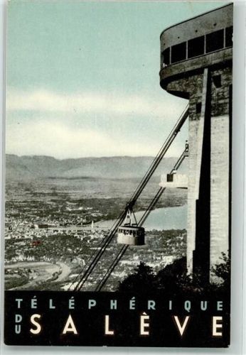 74100 Etrembieres KEINE AK Saleve-Seilbahn Informationskarte
