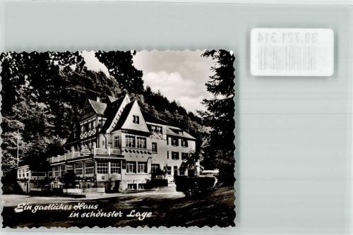 Montabaur Hotel Gasthaus Ort handschriftlich Foto Original aus Archiv eines Ansichtskartenverlags