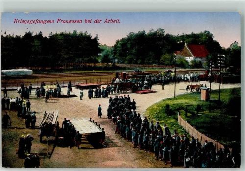 1915 Franzosen bei der Arbeit WK I