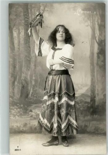 Frau Tamburin Carmen PR Nr.855-2 Oper Bühnenbild 1905
