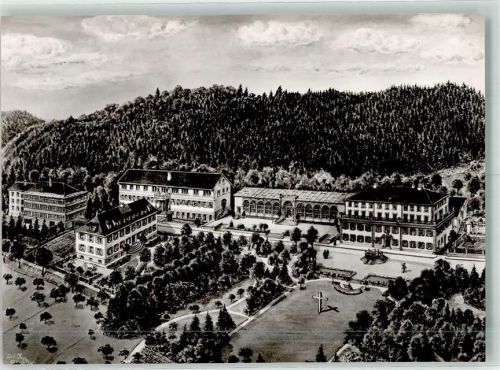 Bad Imnau Vogelschau Sanatorium für Herz- u. Gefäßerkrankungen
