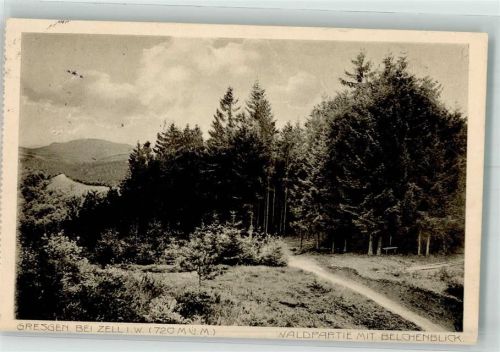 Gresgen 1915 Belchenblick