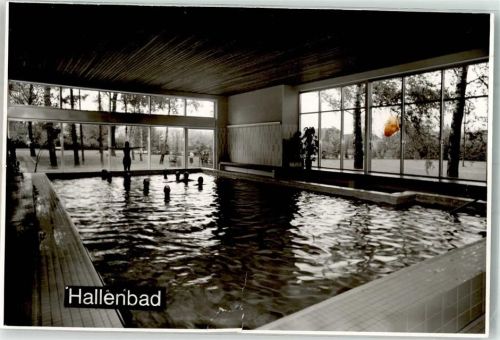 Holzhausen Schwimmbad im Kurhaus Holsing Foto Original aus Archiv eines Ansichtskartenverlags Ort handschriftlich