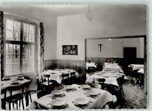 Sögel Gasthaus Clemenswerth Ort handschriftlich Foto Original aus Archiv eines Ansichtskartenverlags