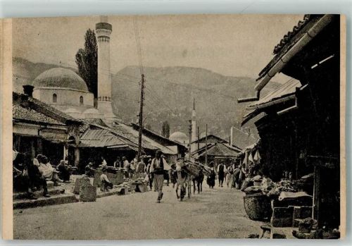 Sarajevo Marktszene Tracht Handlung FOTO KEINE AK