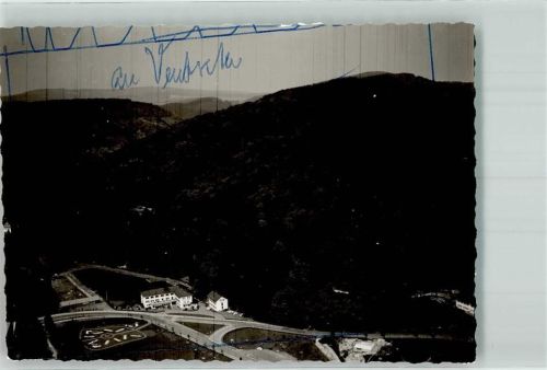 66620 W6696 Nonnweiler FOTO KEINE AK Fliegeraufnahme der Kuranlagen Foto Original aus Archiv eines Ansichtskartenverlags Ort handschriftlich Farbstriche im Bild
