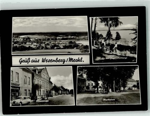 Wesenberg Marktplatz Mittelstrasse Jugendherberge