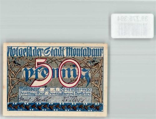 Montabaur 1920 50 Pfennig No. 00236