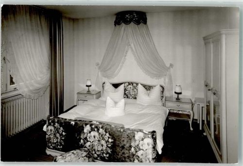 Nonnweiler Gästezimmer im Kurhaus Saarland Foto Original aus Archiv eines Ansichtskartenverlags Ort handschriftlich