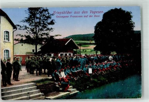 Franzosen auf der Rast Vogesen