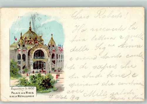 Paris 1900 Palais des Mines u. de la Metallugie