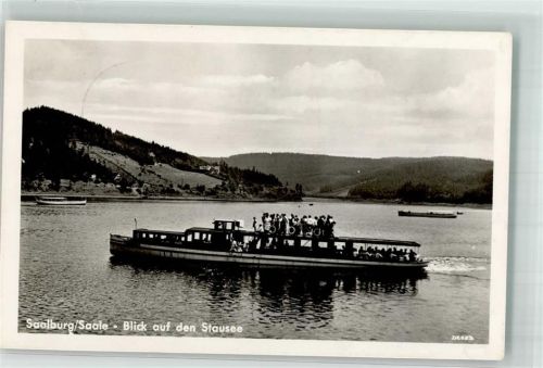 07929 O6555 Saalburg , Saale - Stausee Passagierschiff