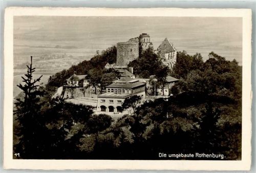 Steinthaleben Vogelschau Die umgebaute Rothenburg