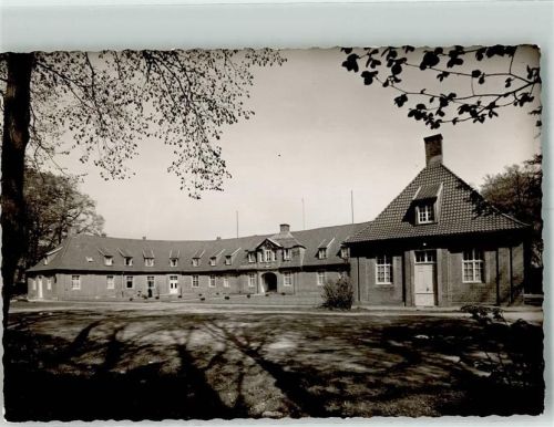 Sögel Haus Clemenswerth Ort handschriftlich Foto Original aus Archiv eines Ansichtskartenverlags