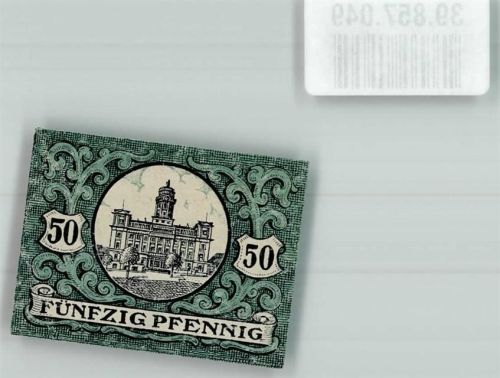 Zeulenroda 1920 50 Pfennig Rathaus