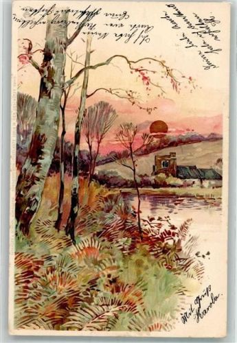 1899 Sonnenschein Serie IV Landschaft